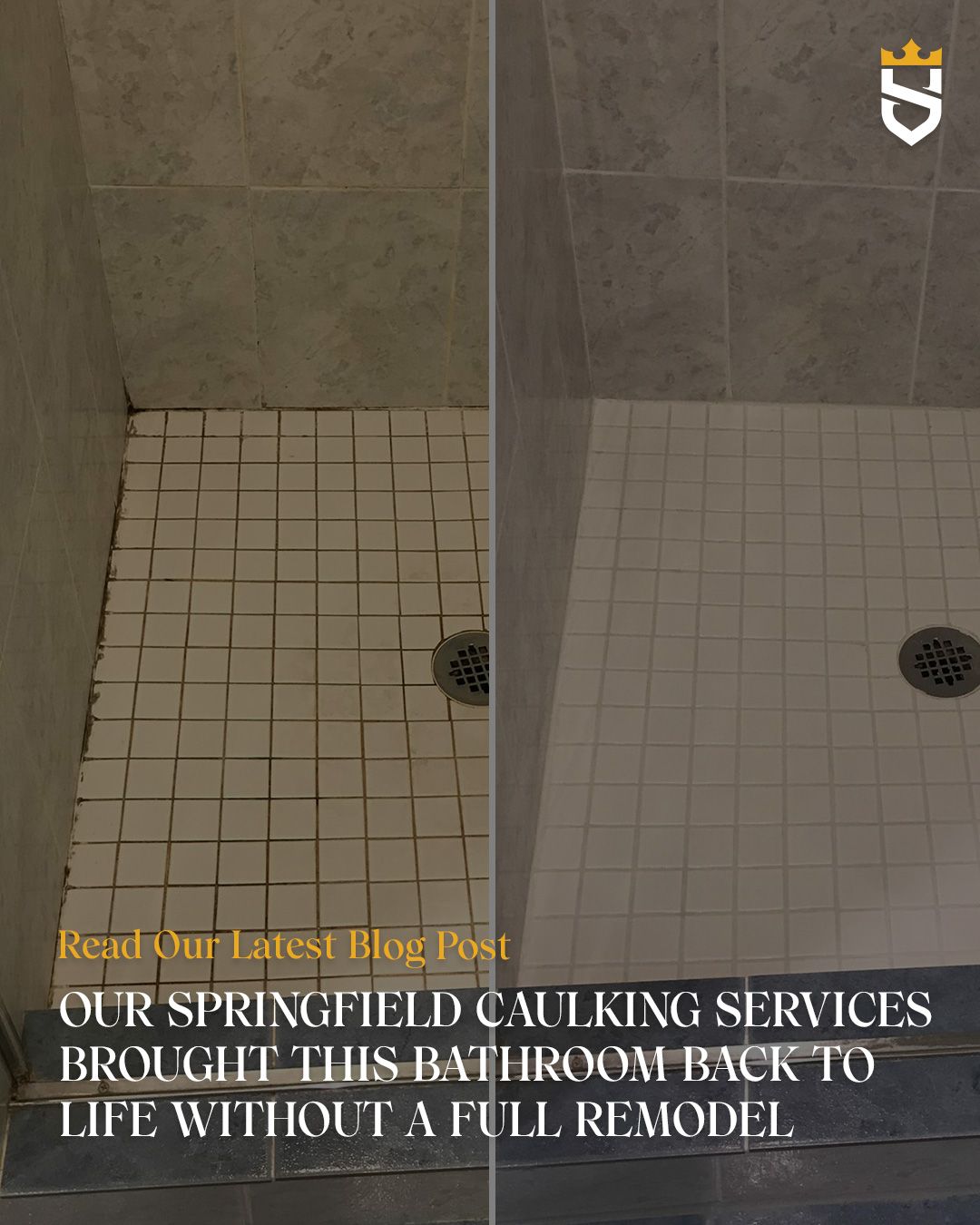 Our Springfield Caulking Services Brought This Bathroom Back to Life Without a Full Remodel