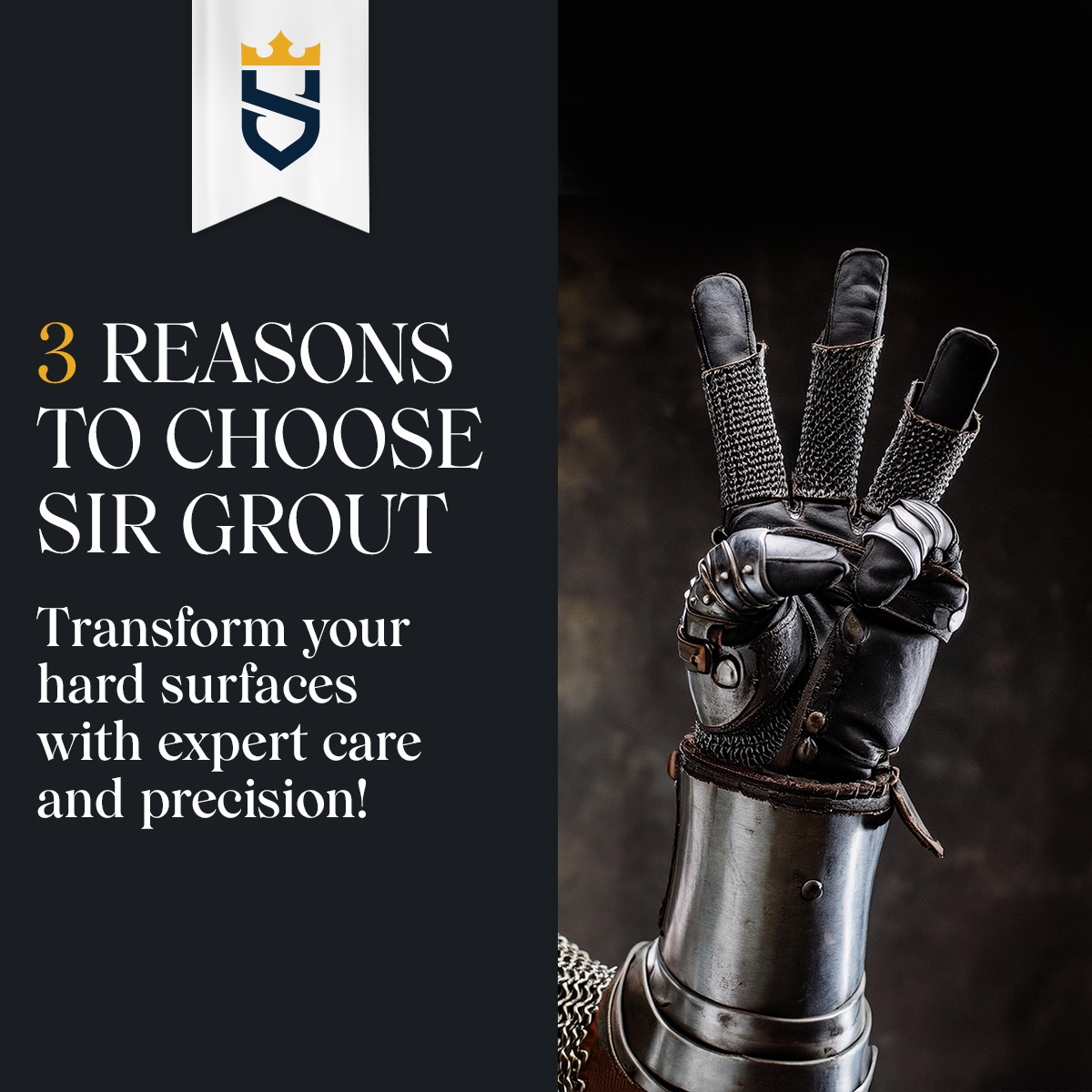 3 Reasons to Choose Sir Grout